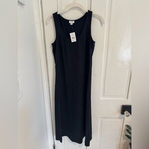 J. Crew Elegant Black Midi Dress